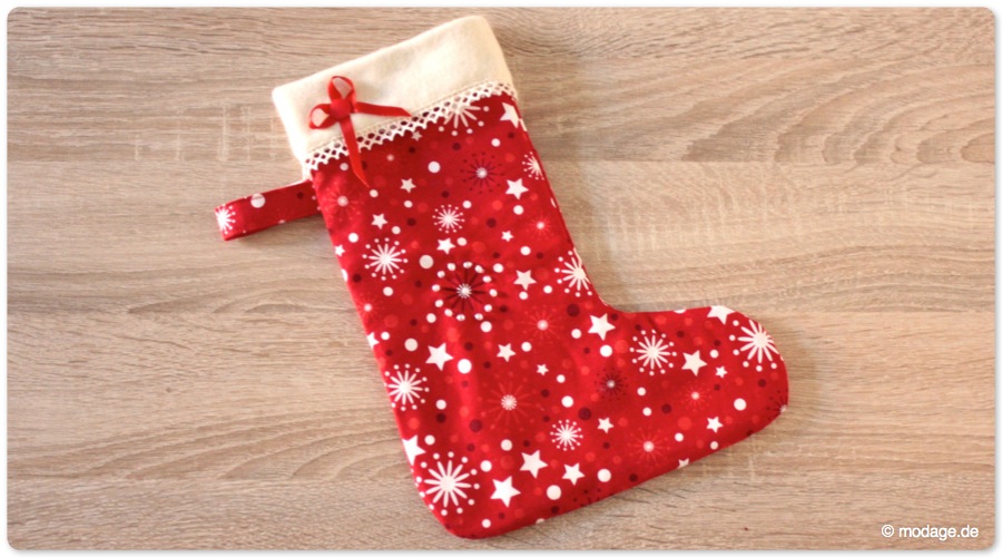 Modage Weihnachtsstiefel Im Klassischen Design