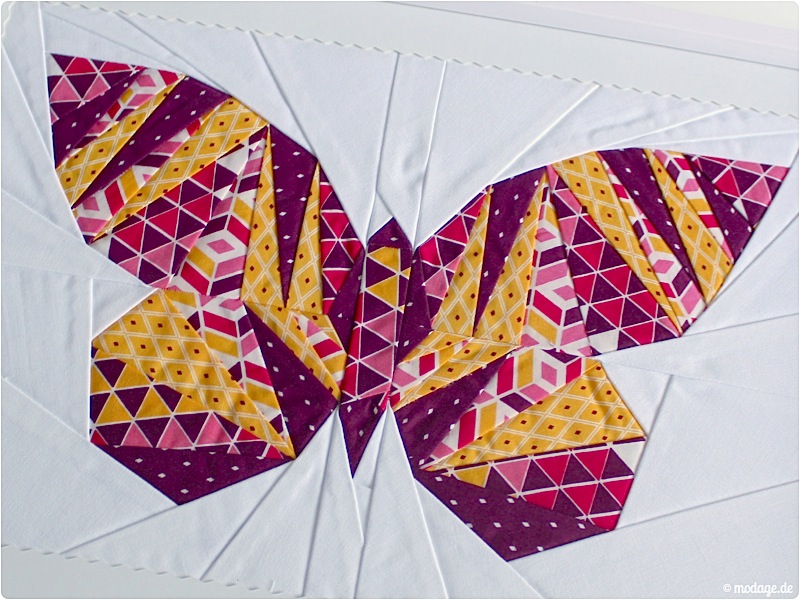 Patchwork_take wing mini_paperpiecing Schmetterling 4