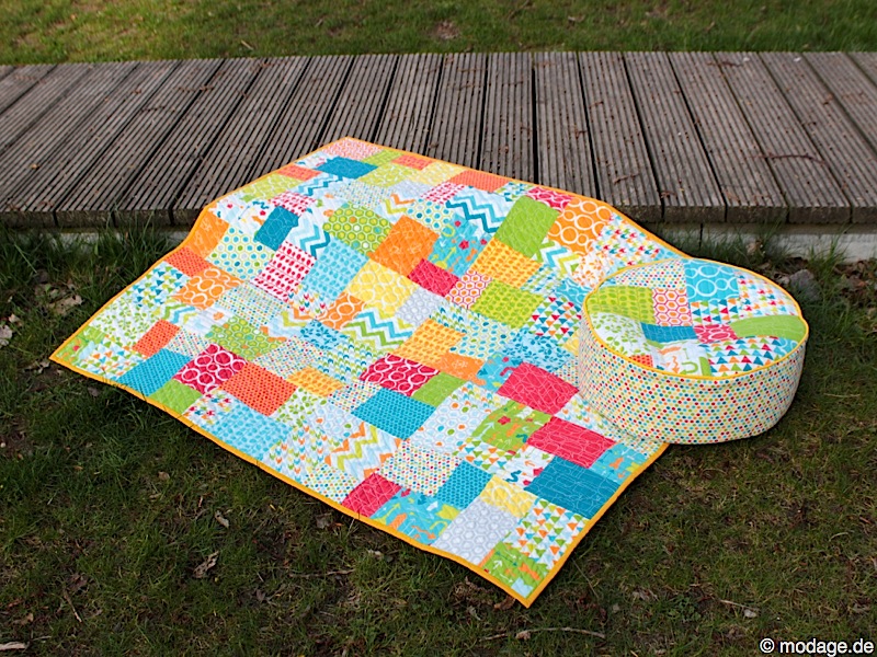 Quilt Patchworkdecke makini 6