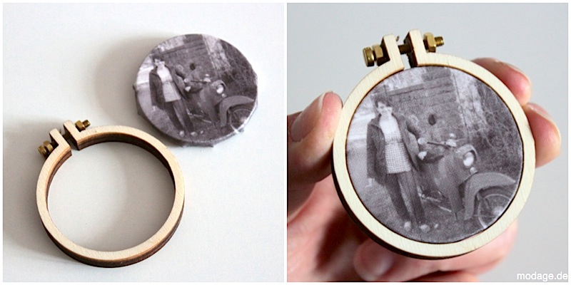 Vintage Poshys DIY Mini-Stickrahmen
