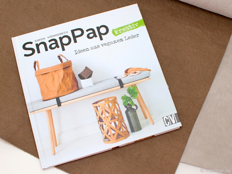 Buch SnapPap kreativ Ideen aud veganem Leder